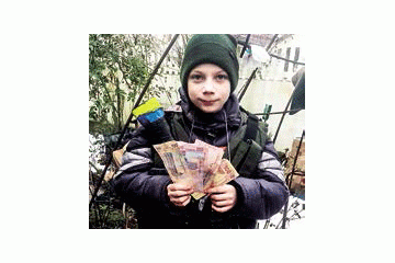 ​На блокпосту – 11-річний Ярослав Моргацький із Чернігова