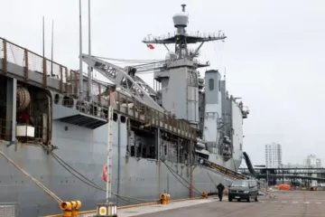 ​В один з портів Фінляндії, яка збирається вступити у НАТО, зайшли кораблі Альянсу. Вони належать США, Німеччини та Франції