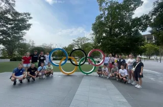 Команда атлетів проєкту Olympic Dreams вже відвідали музей Олімпійських Ігор в Токіо