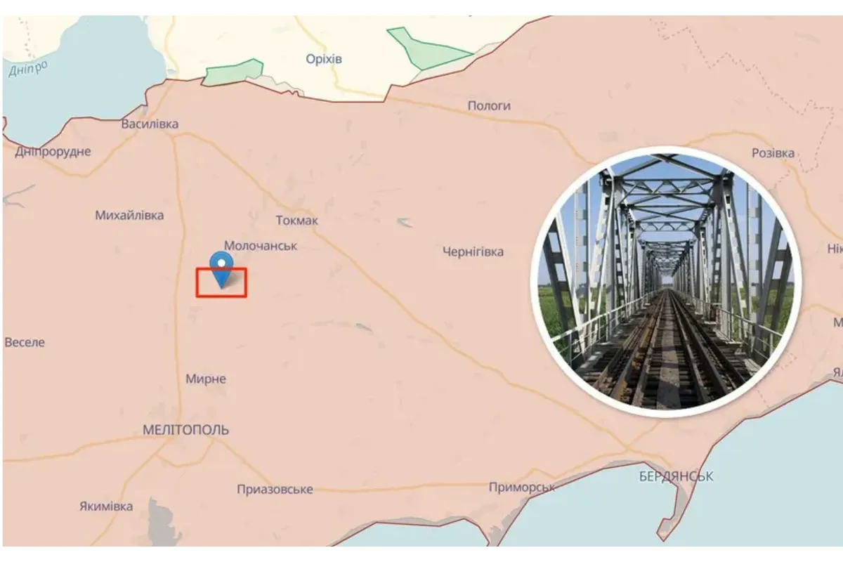 Мостопад триває: підрив мосту між Мелітополем і Токмаком ускладнить логістику ворога на півдні