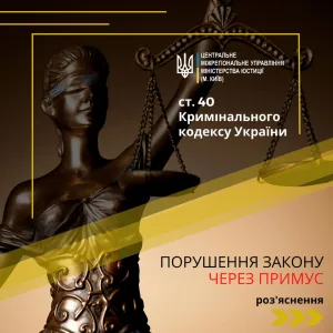 ​Порушення Закону через примус: ст. 40 Кримінального Кодексу України
