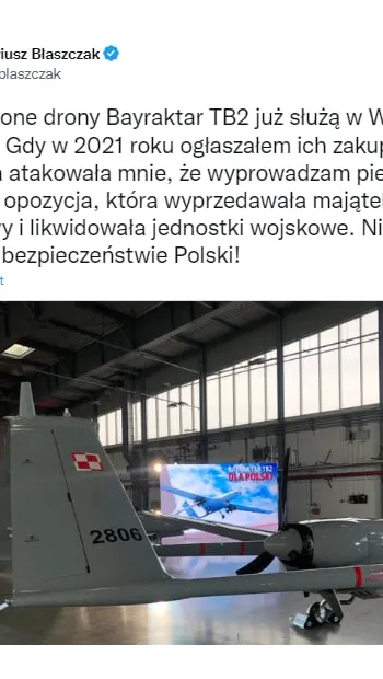 ​Перші дрони Bayraktar TB2 вже знаходяться на озброєнні польської армії