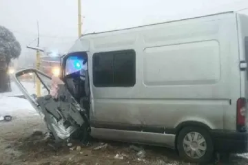 ​  			В Словакии микроавтобус с украинцами попал в ДТП		