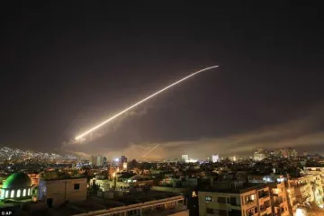 ​  			США и союзники атаковали Сирию		