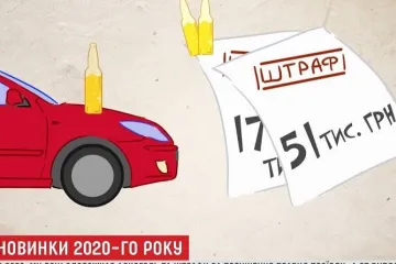 ​  			Новые штрафы для водителей, подорожание газа и пенсионный возраст: все, что нужно знать украинцам в 2020-м		