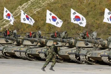 ​  			Армия Южной Кореи готовится к наступлению на КНДР		