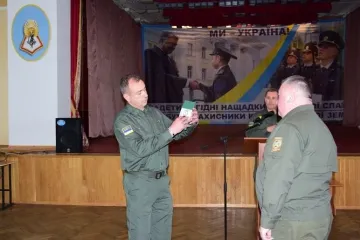 ​  			В Сумском кадетском корпусе представили нового начальника		