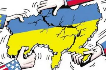 ​  			Запад и Россия на президентских выборах в Украине		