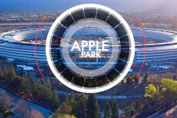 ​  			Появилось новое видео со стройки Apple Park		