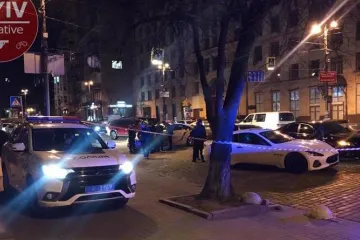 ​  			В центре Киева водитель &#8220;Мазерати&#8221; устроил стрельбу после ДТП		