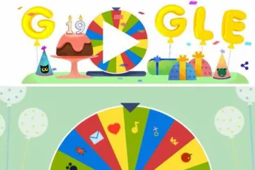 ​  			Google отмечает 19 лет и предлагает сыграть в праздничную рулетку		