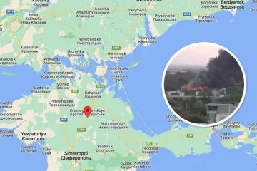 ​У Криму – "бавовна": зафіксовано пожежу біля нафтобази у Красногвардійську