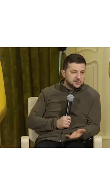 ​Максимально відверто поговорив з іноземними журналістами про війну й те, чому українці впевнені в своїй перемозі