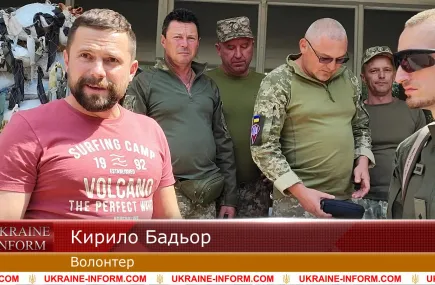 Волонтери Олександр Орлов та Кирило Бадьор передали тактичне спорядження для військової частини