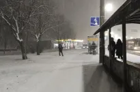 Снігопад. Київ, Подільський район, 20 грудня 2021 року