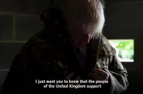 Борис Джонсон відвідав українських військових, які зараз проходять навчання у Північному Йоркширі