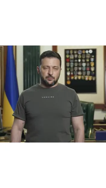 ​Володимир Зеленський записав відео-подяку до наших військових