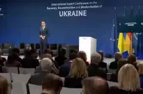 Виступ Зеленського під час Міжнародної експертної конференції з питань відновлення, відбудови та модернізації України