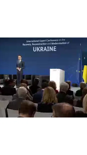 ​Виступ Зеленського під час Міжнародної експертної конференції з питань відновлення, відбудови та модернізації України