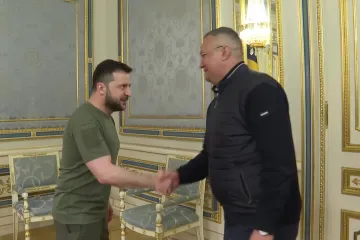 ​Російське вторгнення в Україну : Сьогодні в Києві зустрівся з Прем’єр-міністром Румунії Ніколає Чуке.