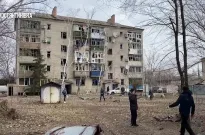Наслідки обстрілу Костянтинівки на Донеччині