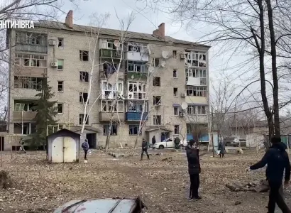 Наслідки обстрілу Костянтинівки на Донеччині