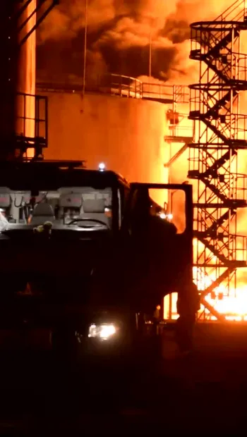​Ліквідовано пожежу на нафтобазі у Рівненській області