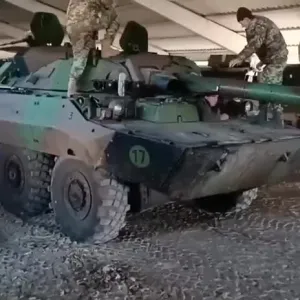 ​З&#39;явилися відео французьких колісних танків AMX-10RC в Україні