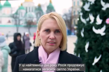 ​Посол США в Україні Бріджіт Брінк привітала українців з Новим роком